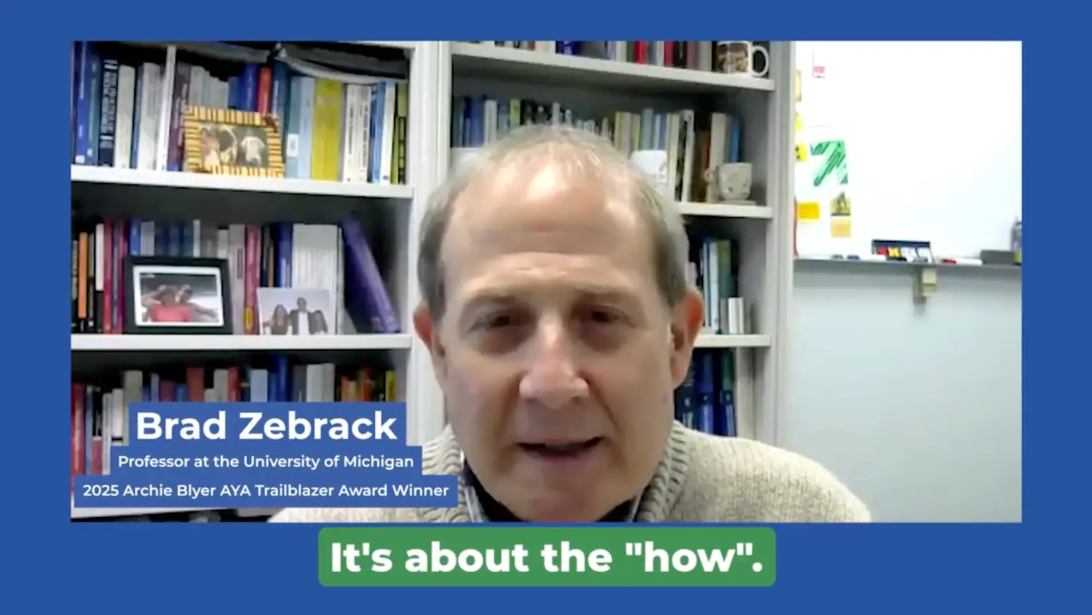 Professor at the University of Michigan and 2025 Archie Blyer AYA Trailblazer Award Winner